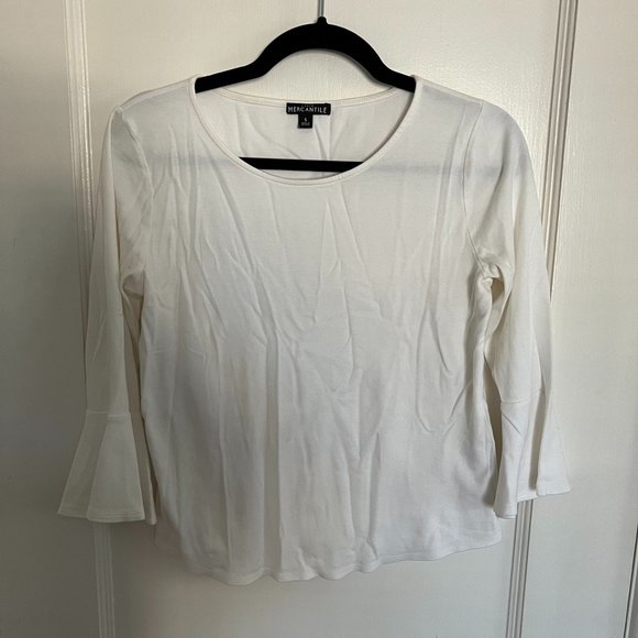 J.Crew Mercantile Bell Sleeved Top - Picture 3 of 5